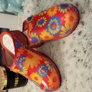 Moheda Toffeln Leather Clogs